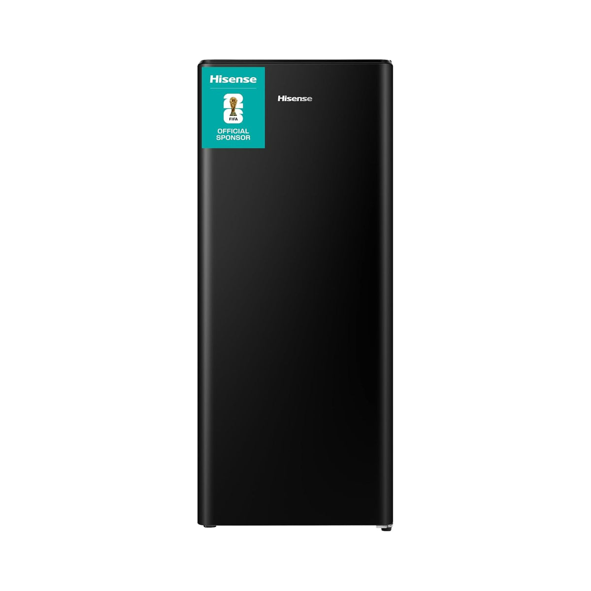 Freistehender Kühlschrank 165L 128cm Automatische Abtauung Weinregal Schwarz