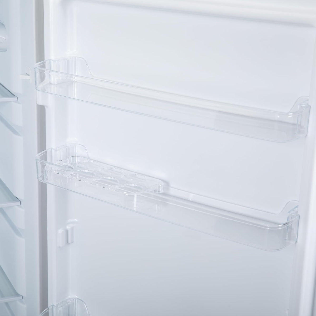 Freistehender Vollraumkühlschrank 241L 144cm Wechselbarer Türanschlag Fleckenresistente Oberfläche Schwarz