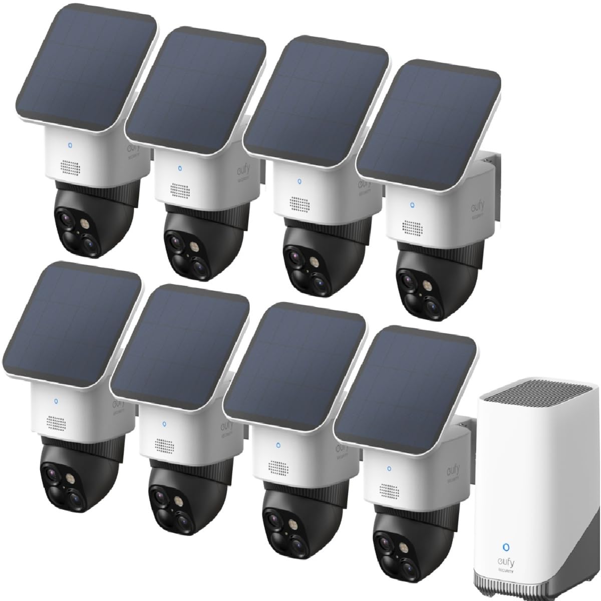 eufy SoloCam 2 Pack, Überwachungskamera Außen, ohne ABO, 360°-Überwachung