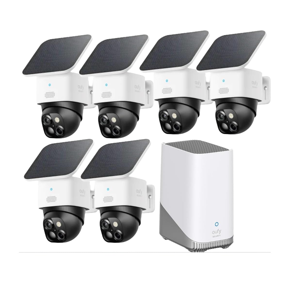 eufy SoloCam 2 Pack, Überwachungskamera Außen, ohne ABO, 360°-Überwachung