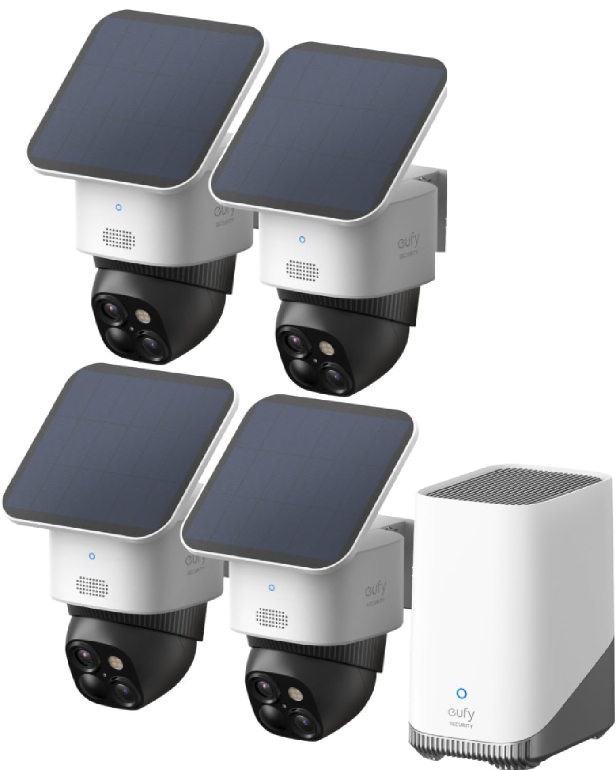 eufy SoloCam 2 Pack, Überwachungskamera Außen, ohne ABO, 360°-Überwachung