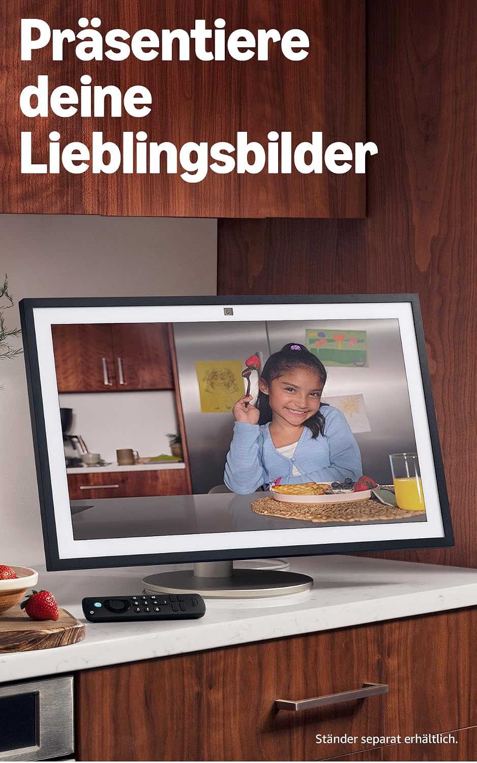 Amazon Echo Show 21 (neueste generation) | Beeindruckendes 21-Zoll-Smart-Display mit integriertem Fire TV, kraftvollem Klang, immersivem HD-Streaming, mit Alexa+ Early Access