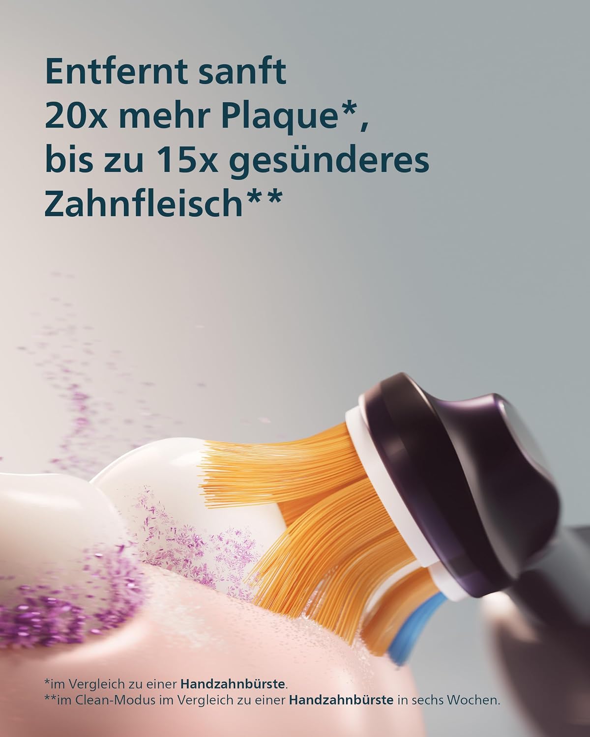 Philips Sonicare Next-Generation DiamondClean 9900 Prestige elektrische Zahnbürste - intelligentes Feedback zur Putzabdeckung, intelligente Andruckkontrolle, 24 Einstellungen, Quarzschwarz, HX9813/92