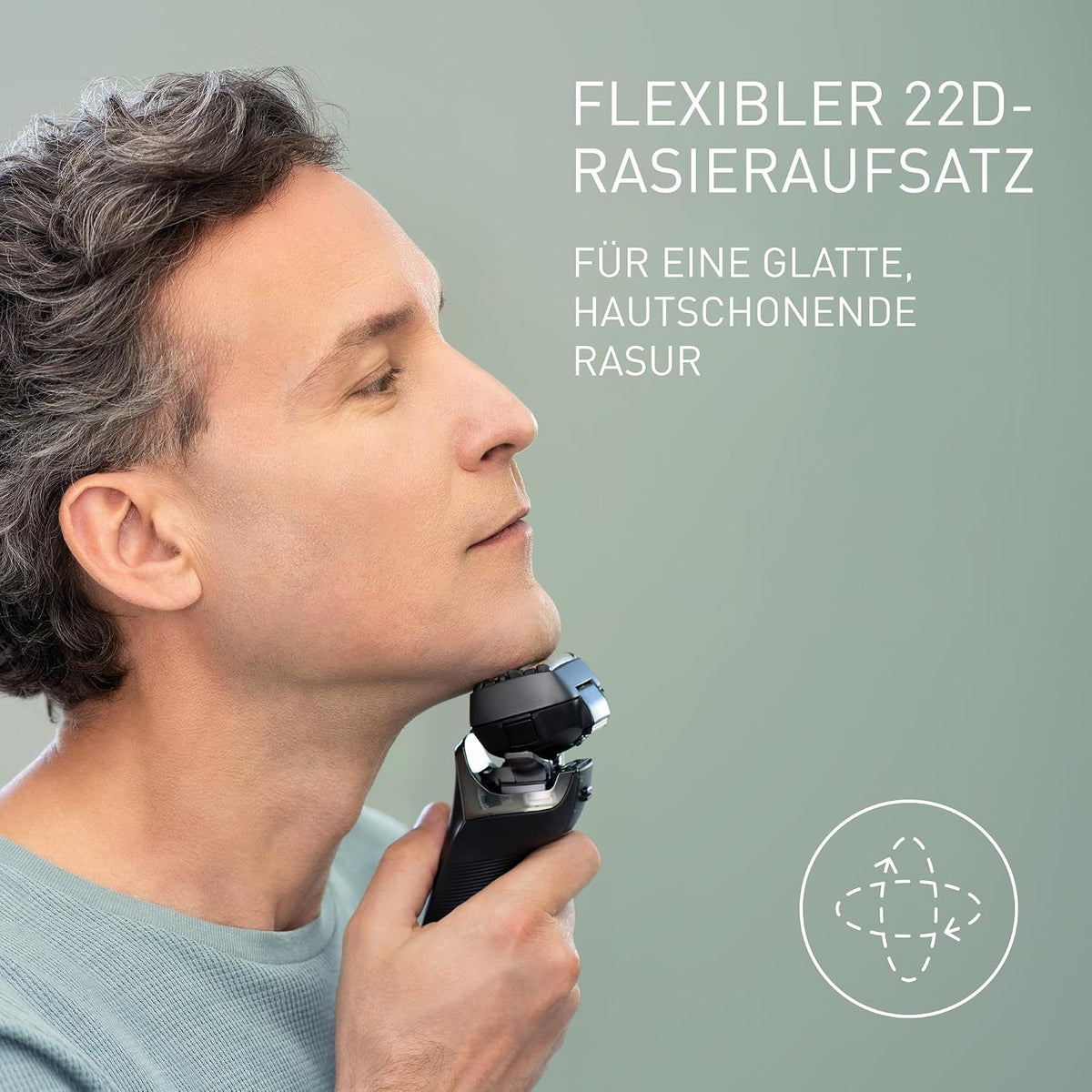 Panasonic Series 900+ ES-LS9A-K803 6-Klingen Nass- & Trockenrasierer für Männer, Elektrorasierer mit Bartdichtensensor und automatischem Reinigungs- und Ladesystem