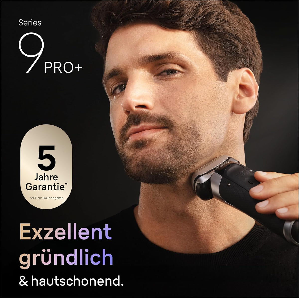 Braun Rasierer Herren Elektrisch Series 9 Pro+, 9677cce, Silber
