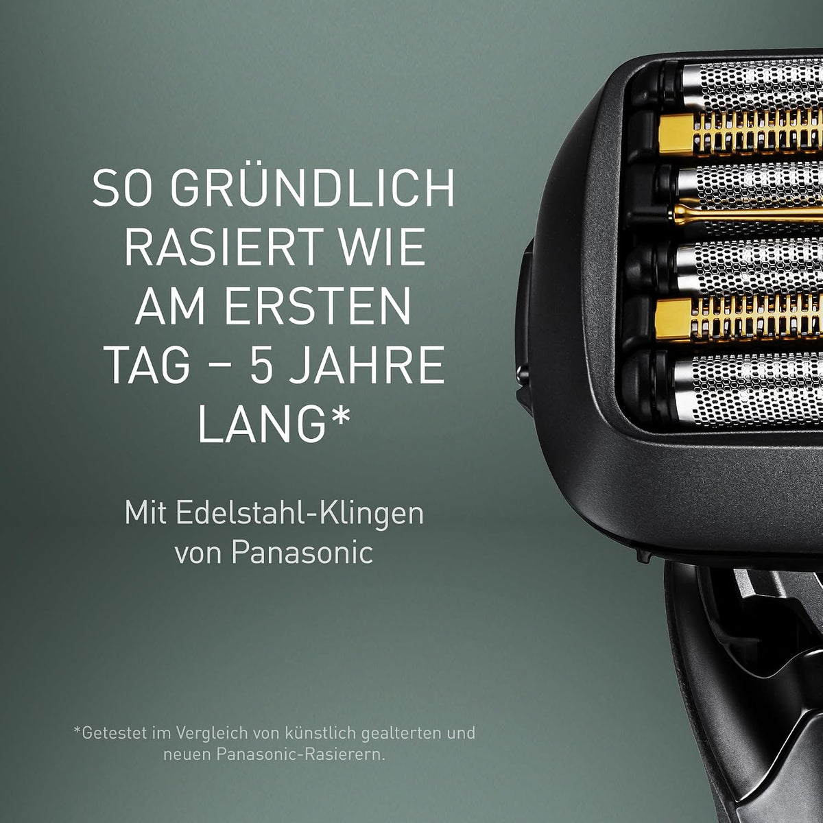 Panasonic Series 900+ ES-LS9A-K803 6-Klingen Nass- & Trockenrasierer für Männer, Elektrorasierer mit Bartdichtensensor und automatischem Reinigungs- und Ladesystem